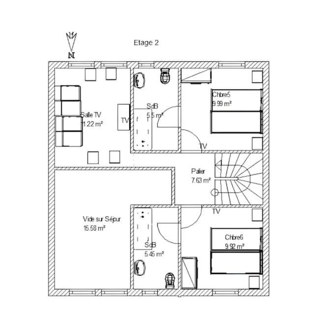 Chalet Courchevel La Tania - 14 Personnes - 7 Chambres 7 Salles De Bains - 40 M Des Pistes 외부 사진